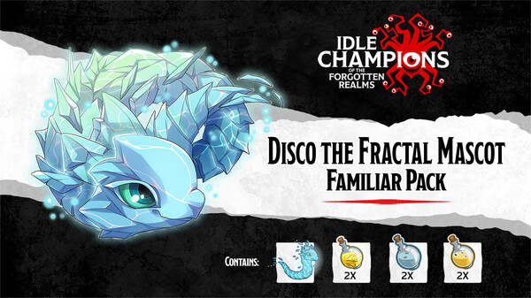 Idle Champions - Disco the Fractal Mascot Familiar Pack