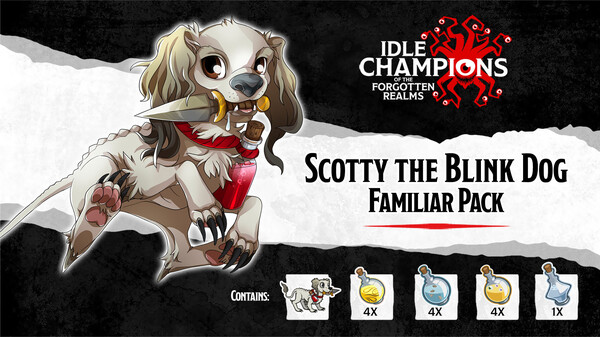 Idle Champions - Scotty the Blink Dog Familiar Pack