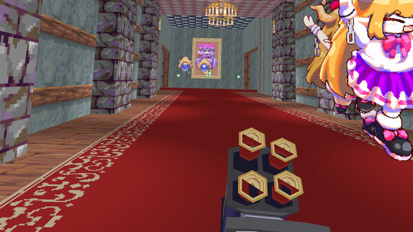 Screenshot z I Am Sakuya VR: Touhou FPS Game