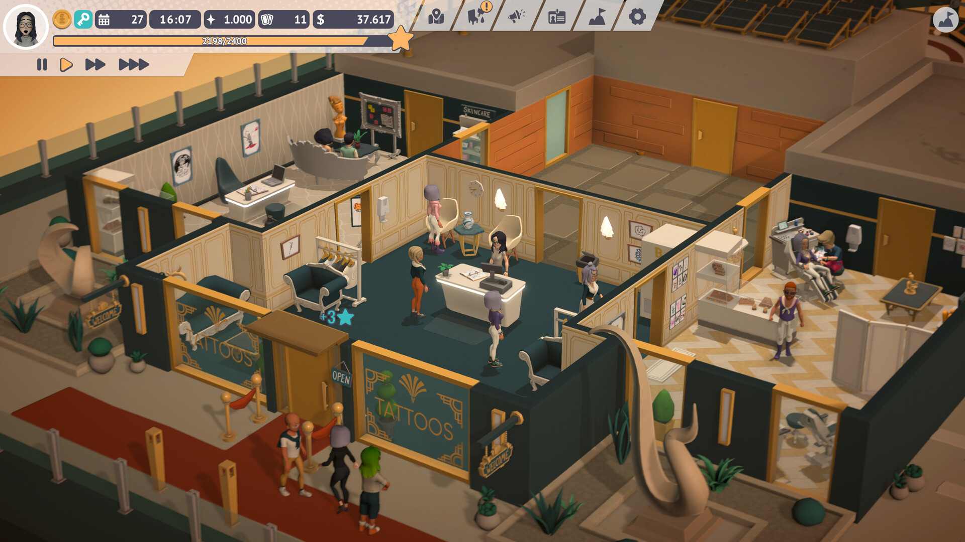 Tattoo Tycoon gameplay screenshot 6