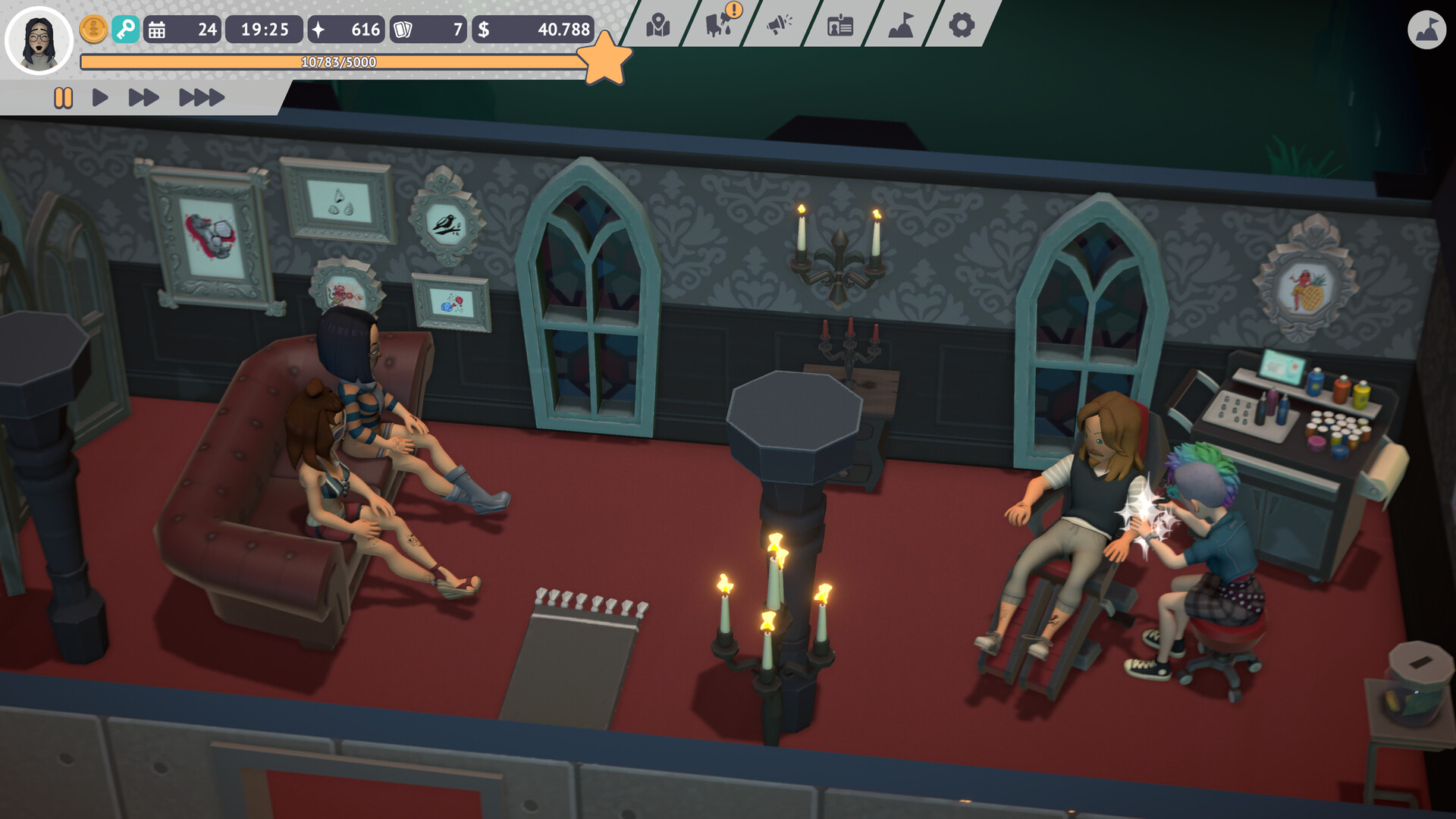 Tattoo Tycoon gameplay screenshot 4