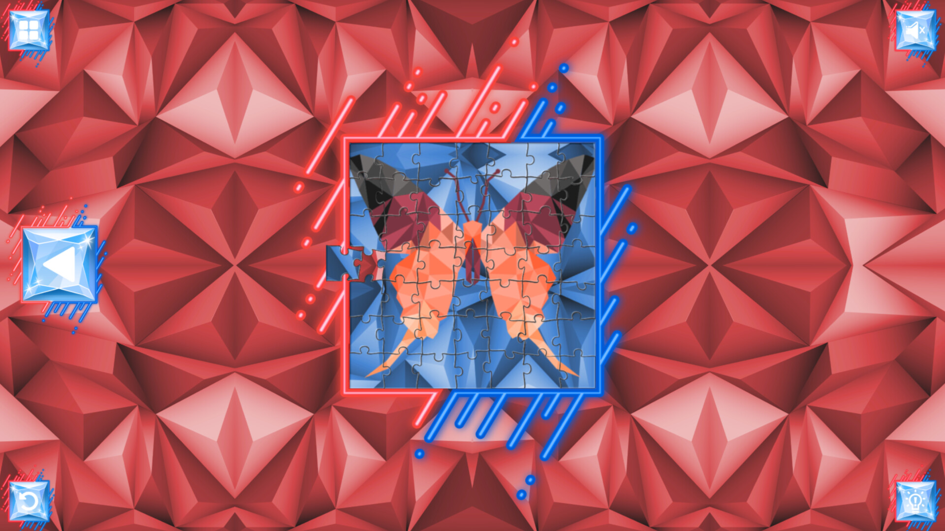 Poly Jigsaw: Butterflies screenshot 4