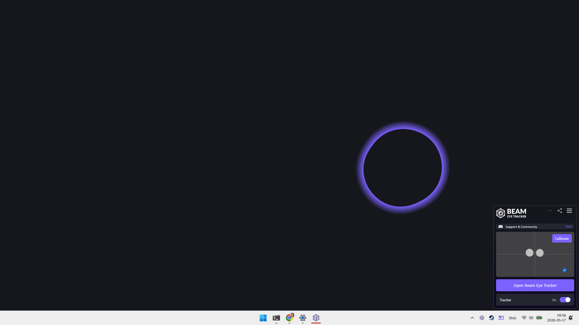 Beam Eye Tracker