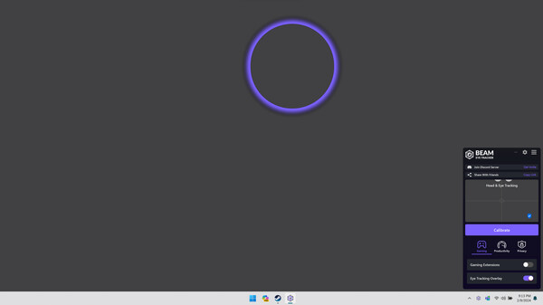 Beam Eye Tracker