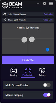 Beam Eye Tracker