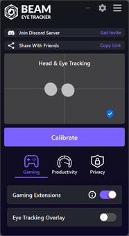 Beam Eye Tracker