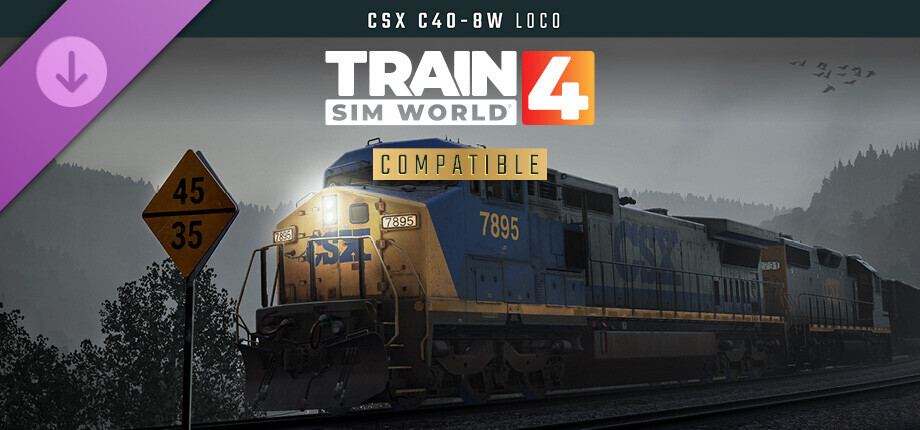 Train Sim World® 4: CSX C40-8W Loco Add-On cover art