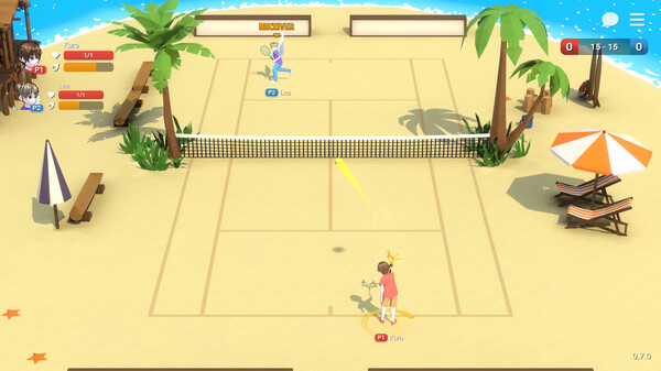 Pixel Tennis screenshot 1