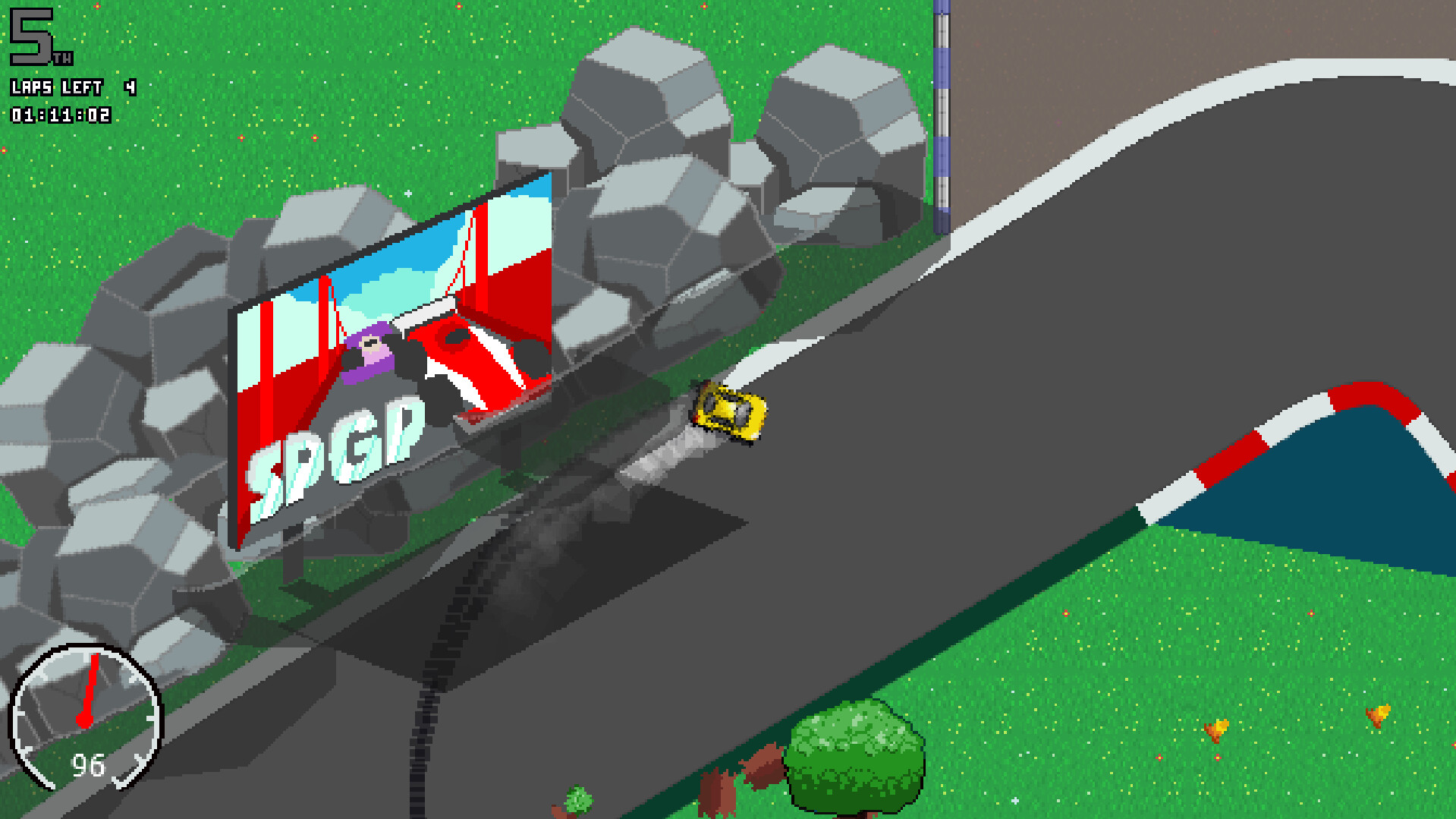 #1. Super Power Racing (Steam) De: Monster Finger Games