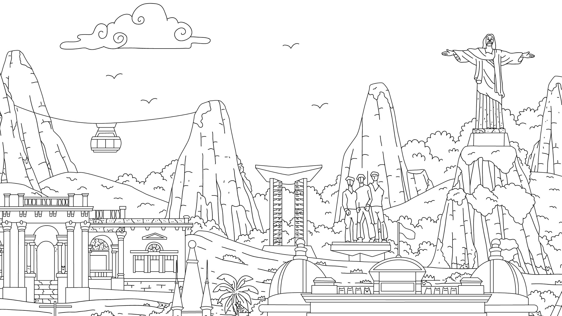 Cats Hidden Around the World