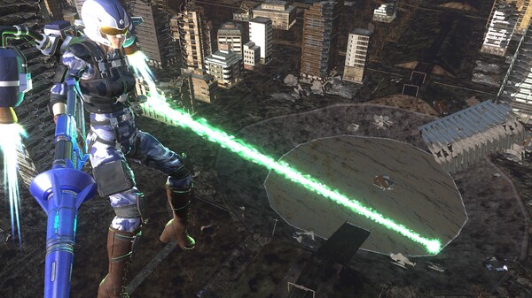 EARTH DEFENSE FORCE 6 - Wing Diver Independently Operated Equipment: Handy Saber Type 0