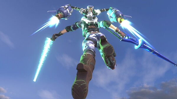 EARTH DEFENSE FORCE 6 - Wing Diver Independently Operated Equipment: Handy Saber Type 0