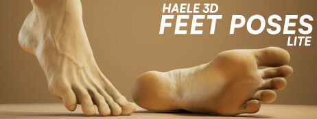 HAELE 3D - Feet Poses Lite - Drawing References cover art