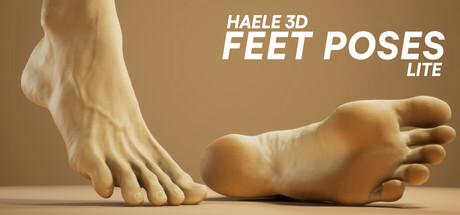 HAELE 3D - Feet Poses Lite - Drawing References steam charts