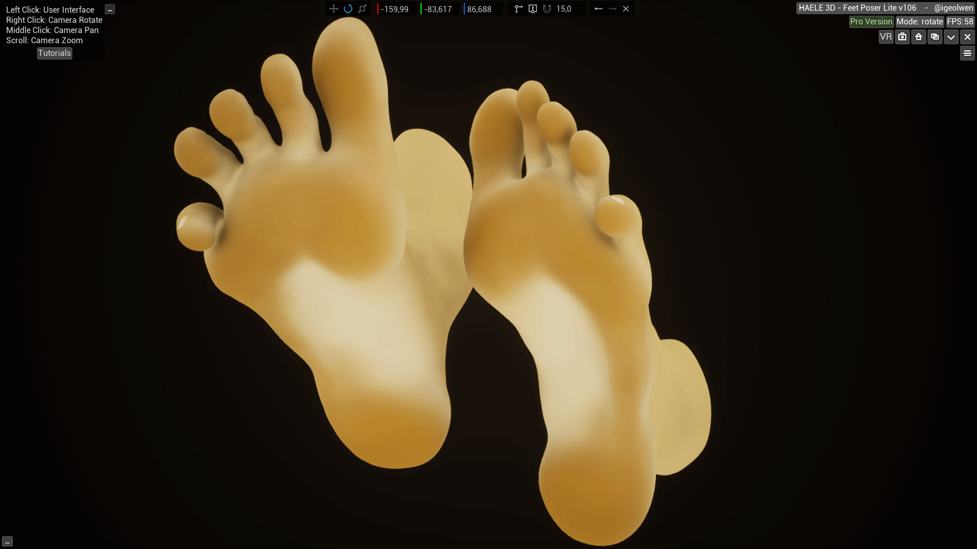 HAELE 3D - Feet Poses Lite - Drawing References screenshot 8