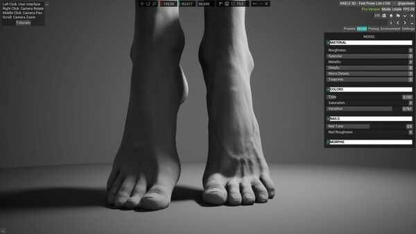 HAELE 3D - Feet Poses Lite - Drawing References