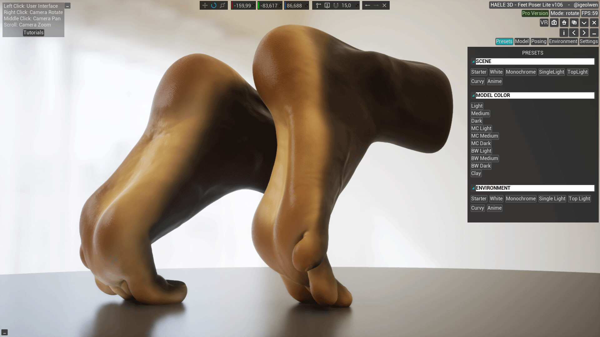 HAELE 3D - Feet Poses Lite - Drawing References screenshot 7