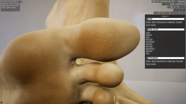 HAELE 3D - Feet Poses Lite - Drawing References.