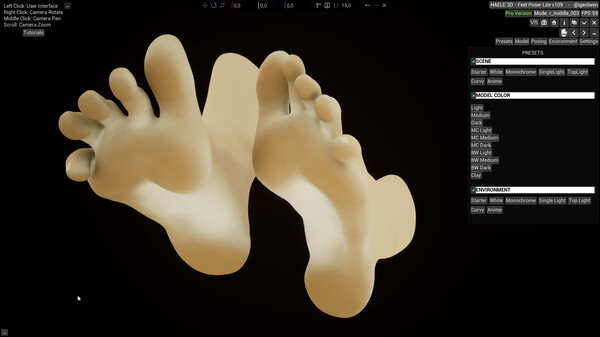 HAELE 3D - Feet Poses Lite - Drawing References