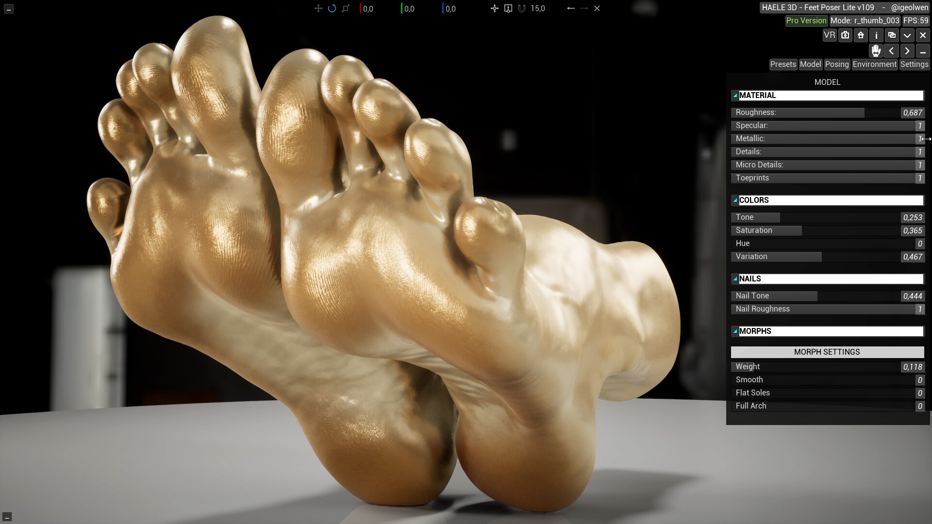 HAELE 3D - Feet Poses Lite - Drawing References screenshot 17