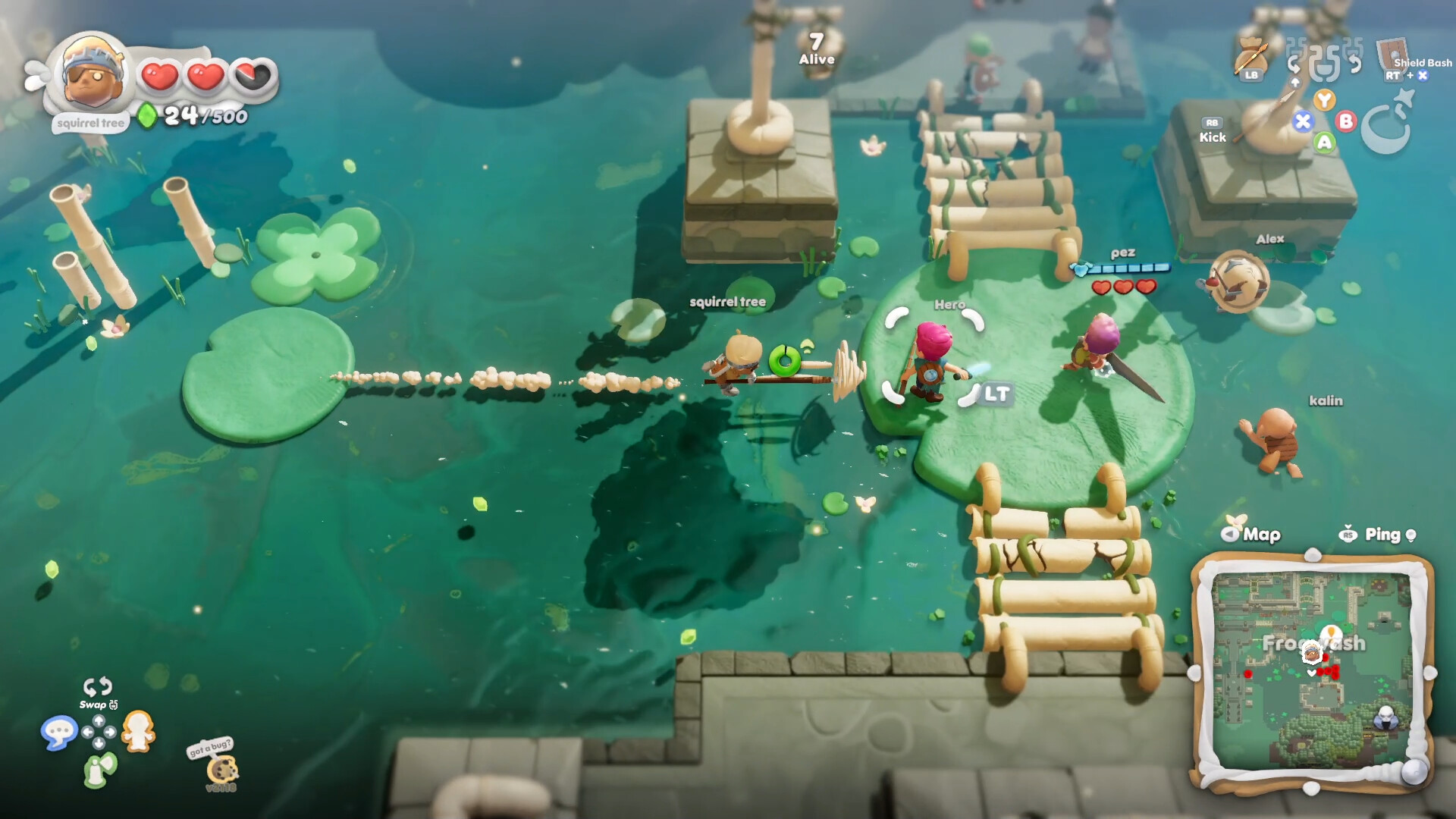 Скриншот игры Scramble Knights Royale - 1