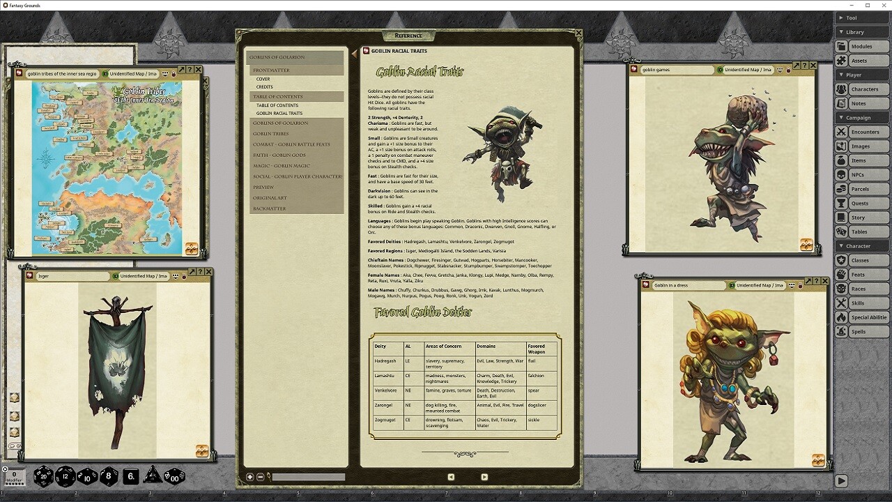 Fantasy Grounds - Pathfinder RPG - Pathfinder Player Companion: Goblins of Golarionのスクリーンショット 1