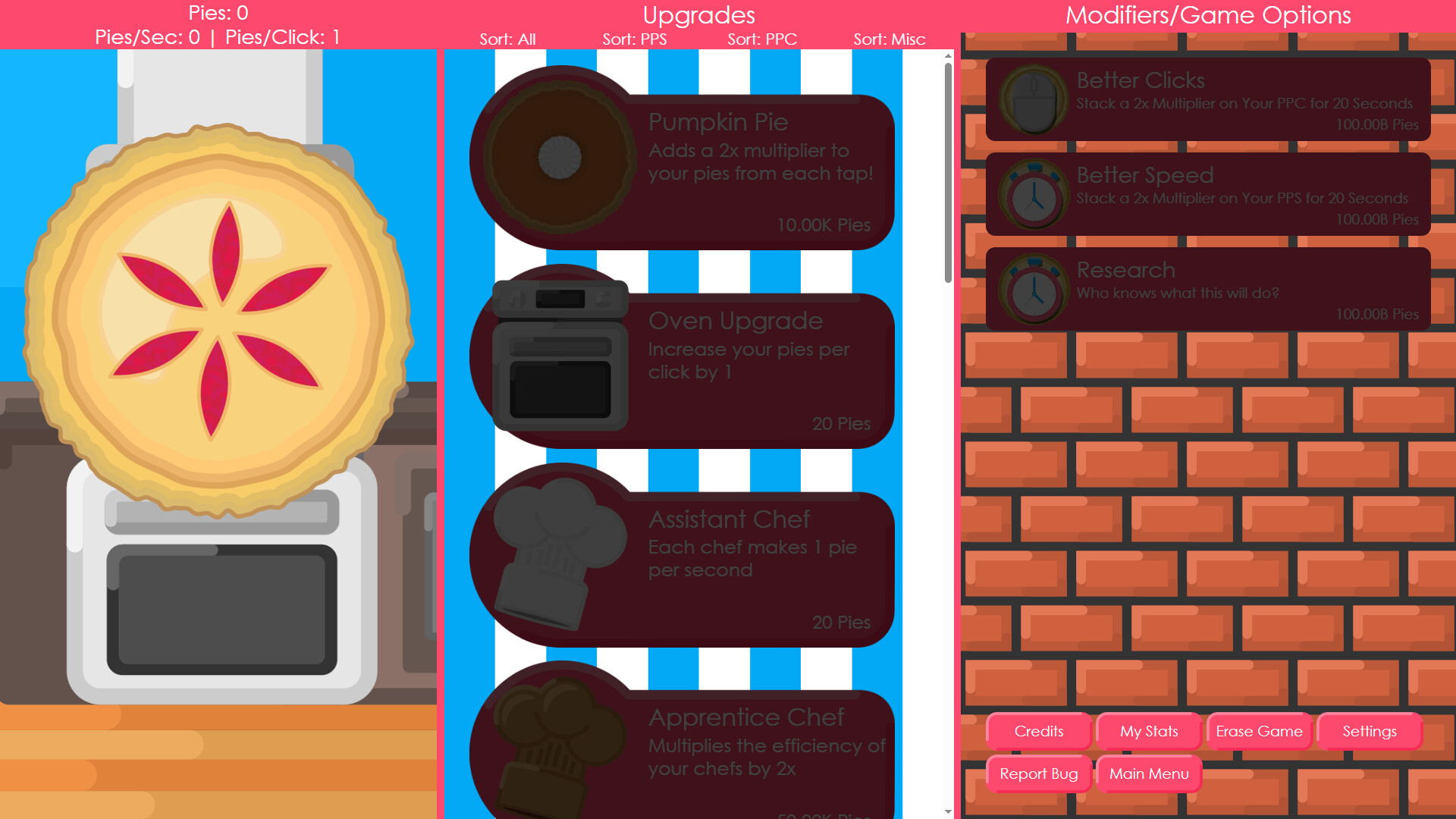 PieClicker Featured Screenshot #1