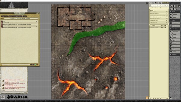 Fantasy Grounds - Pathfinder RPG - Pathfinder Flip-Map - Wasteland