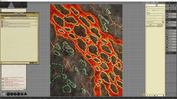 Fantasy Grounds - Pathfinder RPG - Pathfinder Flip-Map - Wasteland