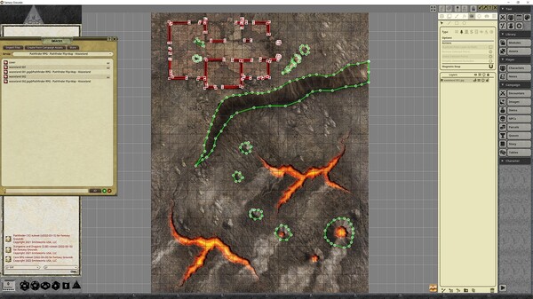 Fantasy Grounds - Pathfinder RPG - Pathfinder Flip-Map - Wasteland