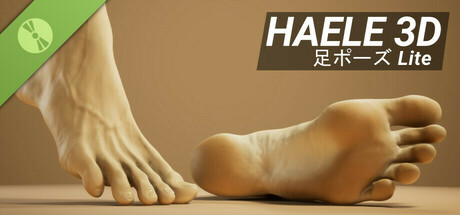 HAELE 3D - 足ポーズ Lite - ドローイングリファレンス