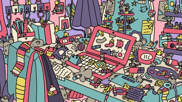 Я припрятал юрких мышек.