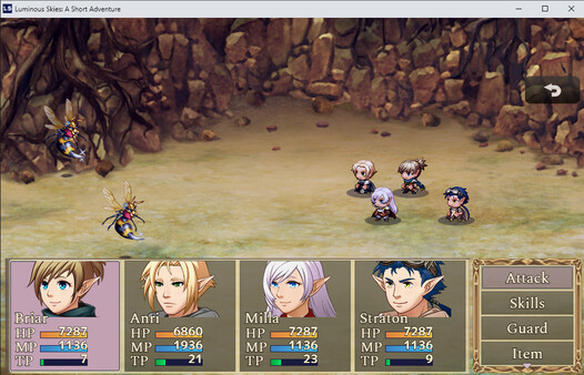 Screenshot z Luminous Skies: A Short Adventure