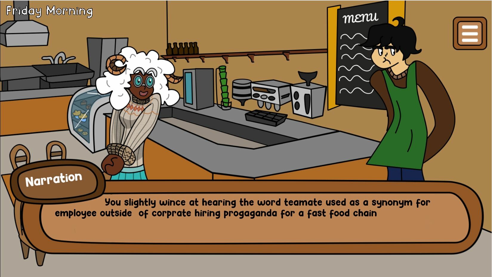 #1. Coffee Dates (Steam) 由: James Olks