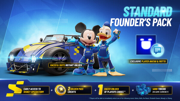 Disney Speedstorm - Standard Founder’s Pack
