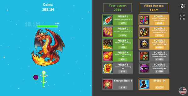 Idle Dragon Clicker — gameplay screenshot 1