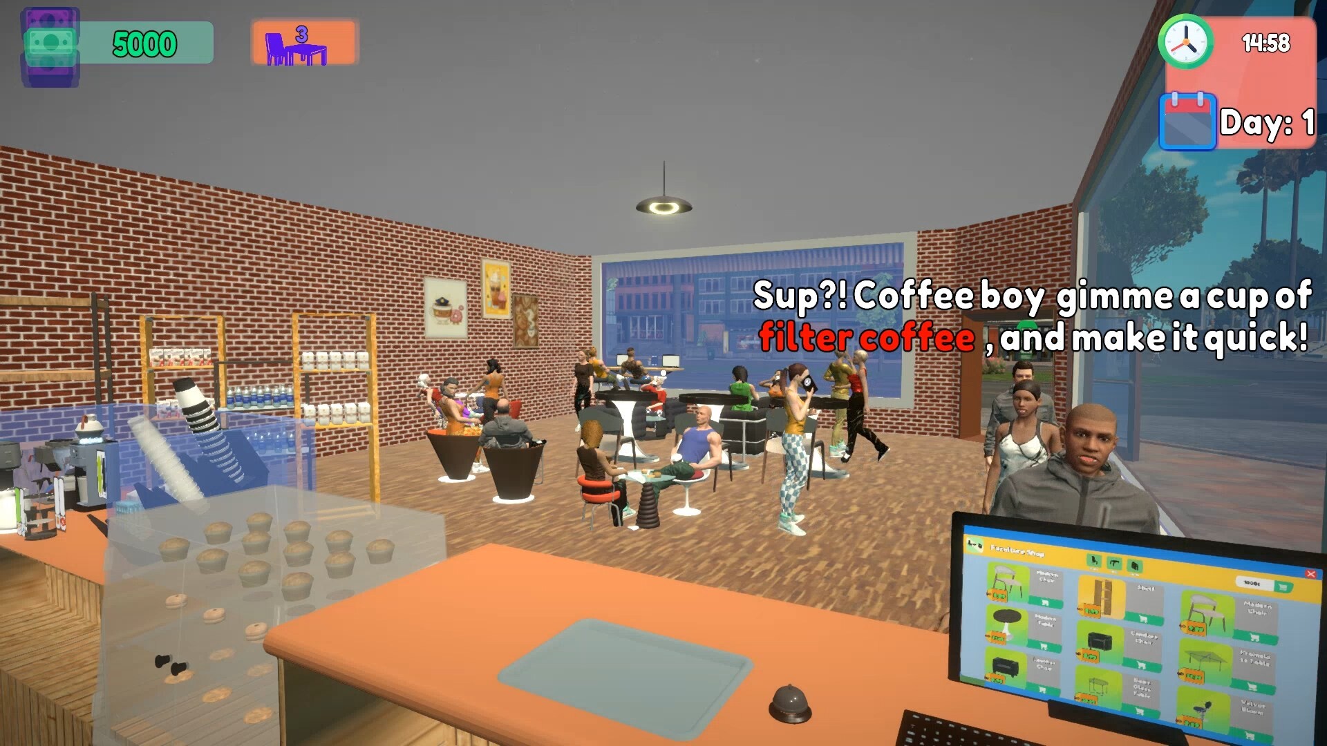 Cafe Simulator screenshot #1