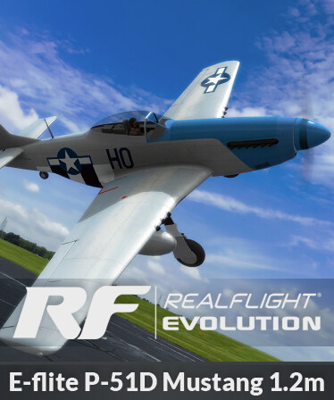 RealFlight Evolution - E-flite P-51D Mustang 1.2m
