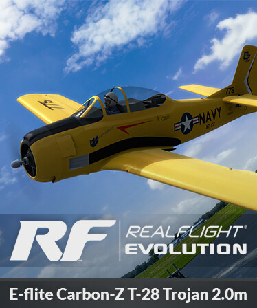 RealFlight Evolution - E-flite Carbon-Z T-28 Trojan 2.0m