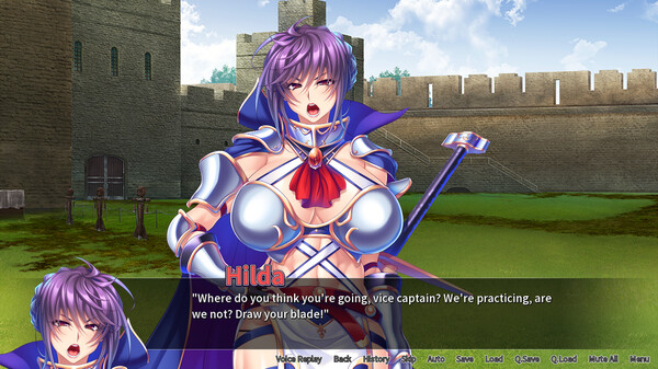 Screenshot z Virgin Knight is my Onahole Tonight