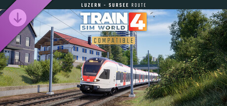 Train Sim World® 4 Compatible: S-Bahn Zentralschweiz: Luzern - Sursee Route Add-On Header Image