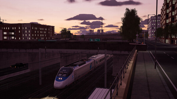 Screenshot z Train Sim World® 4 Compatible: Amtrak's Acela®