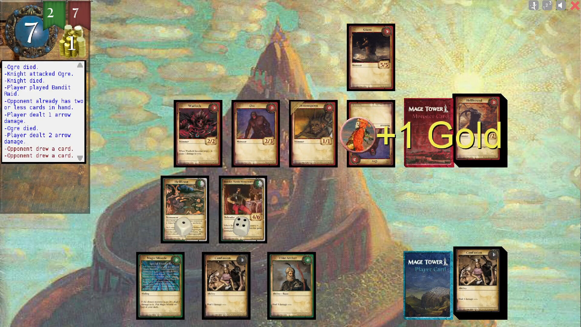 Mage Tower, A Tower Defense Card Game screenshot #2