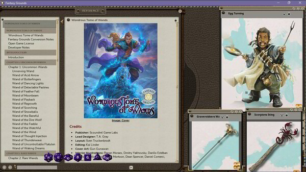 Fantasy Grounds - The Wondrous Tome of Wands
