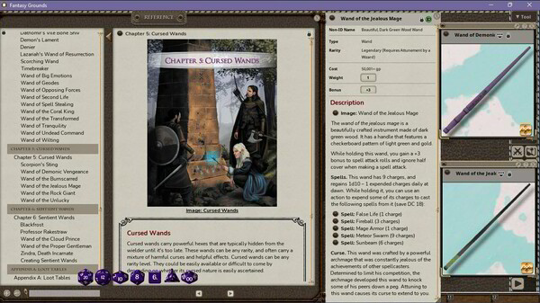 Fantasy Grounds - The Wondrous Tome of Wands