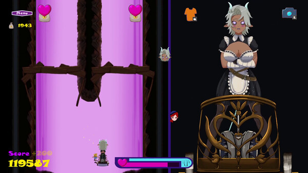 Screenshot z Riding to Bounce City - Maid set A