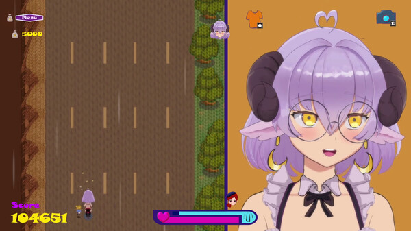 Screenshot z Riding to Bounce City - Maid set A