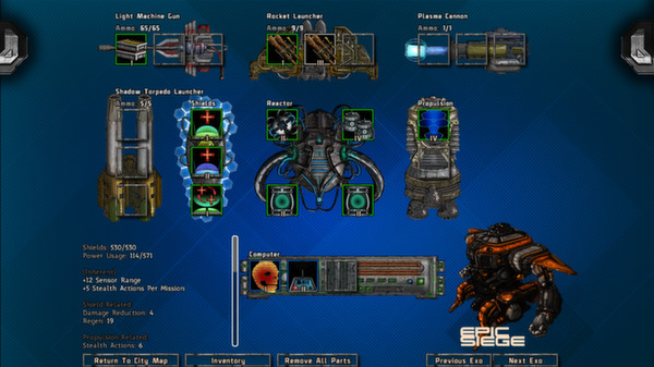 Screenshot z Bionic Dues