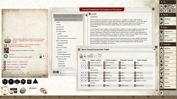 Fantasy Grounds - The Turning of the Leaves Fantasy Adventure
