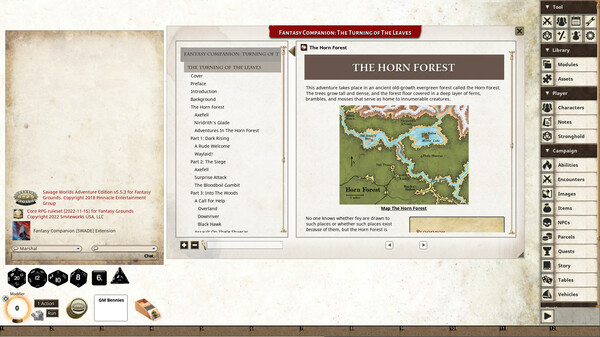Fantasy Grounds - The Turning of the Leaves Fantasy Adventure